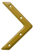 Уголок оконный 100 мм, золотой металлик