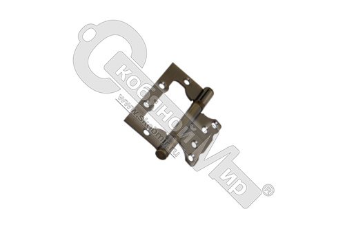 Петля Pallini накладная PFH 100х75х2.5  2BB SBN, матовый черный никель