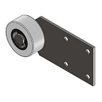 Опора роликовая мод. 544 "Р" (цинк), 00002651 Опора роликовая мод. 544 "Р" (цинк), 00002651