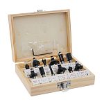 Фрезы по дереву, 8 мм (12 шт.), F00768, 36578 Фрезы по дереву, 8 мм (12 шт.), F00768, 36578