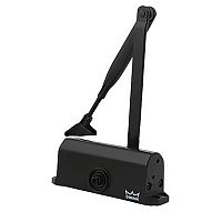 Доводчик DORMA-TS 77 EN4 (90кг), с рычажной тягой, черный 1/12 76060119 Доводчик DORMA-TS 77 EN4 (90кг), с рычажной тягой, черный 1/12 76060119