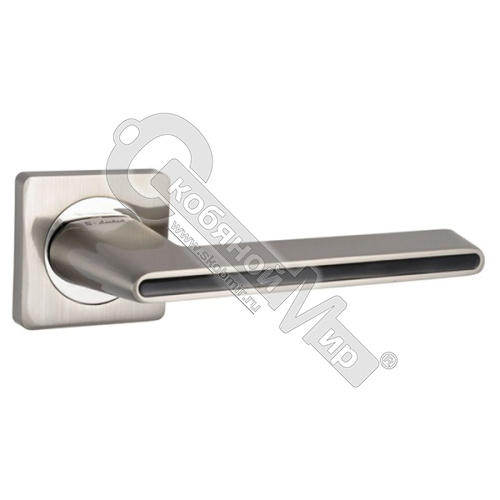 Дверные ручки S-Locked A-180 SN/cp/BL круг сатин (20)