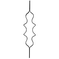 Балясина 900х205 мм. пластина 12х6 мм,  467/1***  Балясина 900х205 мм. пластина 12х6 мм,  467/1***