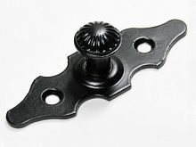 Ручка мебельная НОЭЗ РМ-1-SL черный матовый ,30030 Ручка мебельная НОЭЗ РМ-1-SL черный матовый ,30030