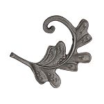 Лист кованый левый 130х85 мм*** Лист кованый левый 130х85 мм***