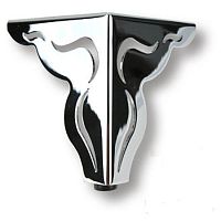 Опора мебельная BRASS резная, глянцевый хром, КАХ-4620-0120-А01*** Опора мебельная BRASS резная, глянцевый хром, КАХ-4620-0120-А01***