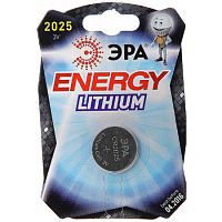 Батарейка ЭРА таблетка CR2025-1BL, литиевая, в блистере (1 шт.), C0038447 Батарейка ЭРА таблетка CR2025-1BL, литиевая, в блистере (1 шт.), C0038447