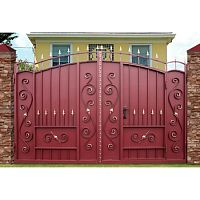 Ворота Боярские Узорные со встр. калиткой 3.28*2.35 Ворота Боярские Узорные со встр. калиткой 3.28*2.35