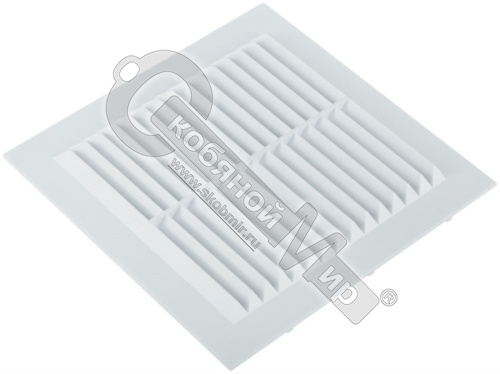 Решетка вентиляционная металлическая 150х150 мм с сеткой, без покрытия /50/