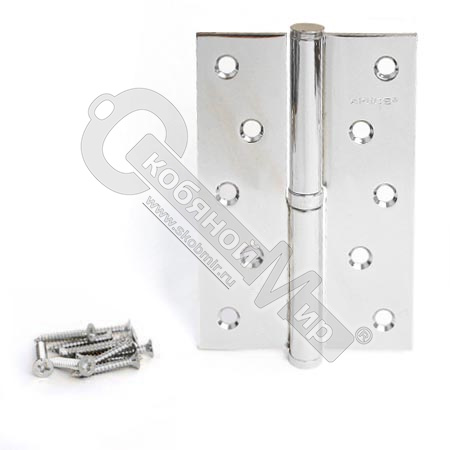 Петля с подшипником 120х80 -В-Steel CR- L Апекс хром,00013717 Петля с подшипником 120х80 -В-Steel CR- L Апекс хром,00013717
