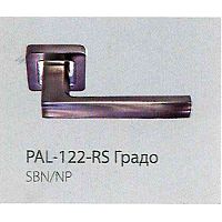 Ручка дверная PAL-122-RS SBN/NP Origin,«Градо», цвет - матовый черный никель Ручка дверная PAL-122-RS SBN/NP Origin,«Градо», цвет - матовый черный никель