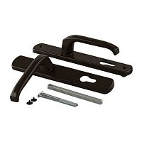 Нажимной гарнитур 26/92 WINDOORPRO с возвратной ручкой,коричневый (RAL 8019) (30/1) Нажимной гарнитур 26/92 WINDOORPRO с возвратной ручкой,коричневый (RAL 8019) (30/1)