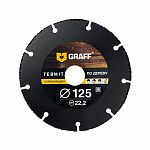 Диск пильный по дереву 125х22,2 мм для УШМ, GRAFF, termit125 Диск пильный по дереву 125х22,2 мм для УШМ, GRAFF, termit125
