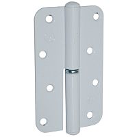 Петля накладная ПН1-110 левая, белый полимер, 587 Петля накладная ПН1-110 левая, белый полимер, 587