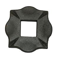 Подпятник кованый 95х95 мм кв 30 мм Китай Подпятник кованый 95х95 мм кв 30 мм Китай