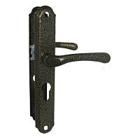 Ручка на планке РДП 1-006-55Ц -АБ-антик бронза ,цилиндр /15/ Ручка на планке РДП 1-006-55Ц -АБ-антик бронза ,цилиндр /15/