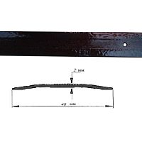 Порог АЛ-125-С 1,35м антик орех темный , Стык алюминевый , 40 мм Порог АЛ-125-С 1,35м антик орех темный , Стык алюминевый , 40 мм