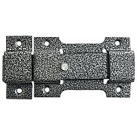 Засов накладной с плоским ригелем Делга ант серебро 25 шт/уп Засов накладной с плоским ригелем Делга ант серебро 25 шт/уп