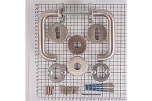 Гарнитур DL 038KP/F-S9 PZ72 U-form Rt (нержавеющая сталь) на короткой накладке, DLshtift, шпин 73314 Гарнитур DL 038KP/F-S9 PZ72 U-form Rt (нержавеющая сталь) на короткой накладке, DLshtift, шпин 73314