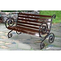 Скамья Французская лоза большой вензель, 0.9 м Скамья Французская лоза большой вензель, 0.9 м