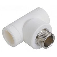 Тройник переходной d=20х3/4"х20 мм, наружняя резьба (М), AQuapipe, 03567*** Тройник переходной d=20х3/4"х20 мм, наружняя резьба (М), AQuapipe, 03567***