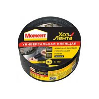 ХозЛента "Момент" 10 м, черная, 1690072*** ХозЛента "Момент" 10 м, черная, 1690072***