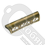 Ручка-скоба 96 мм BRASS современная классика, античная бронза, 15.176.96.12*** фото 2 Ручка-скоба 96 мм BRASS современная классика, античная бронза, 15.176.96.12*** фото 2