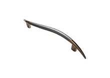 Ручка мебельная 96 мм матовый хром/золото (2239)*** Ручка мебельная 96 мм матовый хром/золото (2239)***