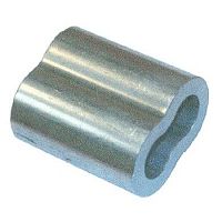 Зажим троса аллюминивый 2 мм. DIN 3093 /10/ Зажим троса аллюминивый 2 мм. DIN 3093 /10/