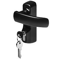 Внешняя нажимная ручка DOORLOCK V PD700/H1 серия Variant, черный, с цилиндром Внешняя нажимная ручка DOORLOCK V PD700/H1 серия Variant, черный, с цилиндром