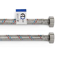 Подводка гибкая для воды FF 180 внутр-внутр стальная оплетка 01421 AQuapipe 50/10 Подводка гибкая для воды FF 180 внутр-внутр стальная оплетка 01421 AQuapipe 50/10