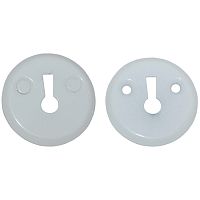 Накладка дверная сувальдная WW белая К (флаж.ключ) Накладка дверная сувальдная WW белая К (флаж.ключ)