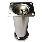 Ножка мебельная 50х150 мм 0,5 мм, хром, 109168 Ножка мебельная 50х150 мм 0,5 мм, хром, 109168