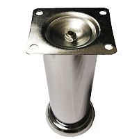 Ножка мебельная 50х150 мм 0,5 мм, хром, 109168 Ножка мебельная 50х150 мм 0,5 мм, хром, 109168