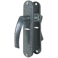 Ручка на планке РДП-2-023-42С-АС-П-антик сереб,прав./15/