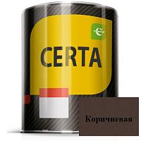 Эмаль "CERTA" термостойкая антикоррозионная до 500°С, коричневый (0,8 кг) CST00077 Эмаль "CERTA" термостойкая антикоррозионная до 500°С, коричневый (0,8 кг) CST00077