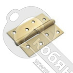 Петля Pallini РН 100х70х2,5 R SG, правая, матовое золото фото 2 Петля Pallini РН 100х70х2,5 R SG, правая, матовое золото фото 2