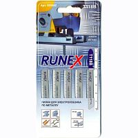 Пилка по стали, цв.мет., текстолиту, 75x50 мм, h=3-6, 12 зубьев, HSS, T118B, "Runex" (1 шт.) Пилка по стали, цв.мет., текстолиту, 75x50 мм, h=3-6, 12 зубьев, HSS, T118B, "Runex" (1 шт.)