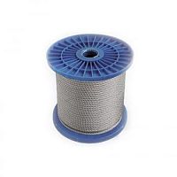 Трос для растяжки стальной DIN 3055 4 мм 6х7+FC /200-250 м/ Трос для растяжки стальной DIN 3055 4 мм 6х7+FC /200-250 м/