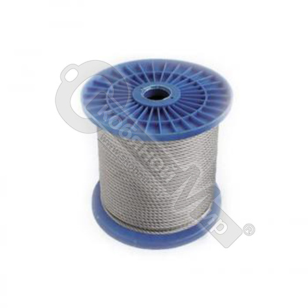 Трос для растяжки стальной DIN 3055 4 мм 6х7+FC /200-250 м/ Трос для растяжки стальной DIN 3055 4 мм 6х7+FC /200-250 м/