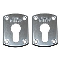 5.033Н Комплект объем.накладок из нержав.стали д/замков под цилиндр 5.033Н Комплект объем.накладок из нержав.стали д/замков под цилиндр