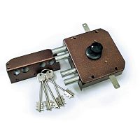 Замок накладной Меттэм ЗН4 030.1.1П (аналог ЗНСП-2Т), коричневый, 00019701 Замок накладной Меттэм ЗН4 030.1.1П (аналог ЗНСП-2Т), коричневый, 00019701