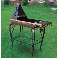 Мангал "Большой с трубой" (разборный) Мангал "Большой с трубой" (разборный)