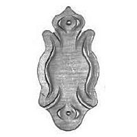 Накладка штампованная 75х156х3 мм 19448 Накладка штампованная 75х156х3 мм 19448