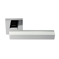Ручка дверная PAL-Z01-S PC/White Prime, «Дубай» полированный хром/белый Ручка дверная PAL-Z01-S PC/White Prime, «Дубай» полированный хром/белый