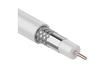 Кабель телевизионный (коаксиальный) RG-6U, (32%), 75 Ом, белый, LIGHT PROconnect /100/ Кабель телевизионный (коаксиальный) RG-6U, (32%), 75 Ом, белый, LIGHT PROconnect /100/