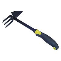 Мотыжка комбинированная, 3 зуба + лепесток, эргономичная ручка, "RUSСАД", 9382I Мотыжка комбинированная, 3 зуба + лепесток, эргономичная ручка, "RUSСАД", 9382I