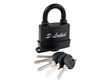 Замок навесной S-Locked ВС 03-63 влагозащищенный, 5 ключей (6/36) 122498 Замок навесной S-Locked ВС 03-63 влагозащищенный, 5 ключей (6/36) 122498
