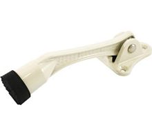 Фиксатор дверной АЛЛЮР КН-130 WW белый "козья ножка" БЛИСТЕР Фиксатор дверной АЛЛЮР КН-130 WW белый "козья ножка" БЛИСТЕР