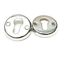 Ключевина под цилиндр хром 55мм СК 601 Ключевина под цилиндр хром 55мм СК 601